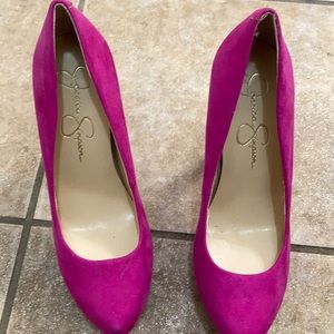 Hot pink Jessica Simpson heels 7